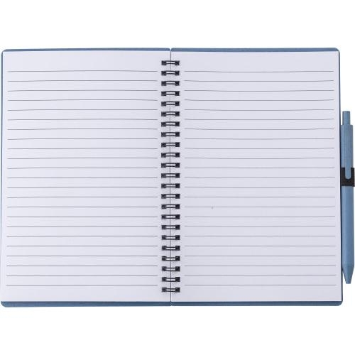 Tarwestro notitieboekje met pen blauw