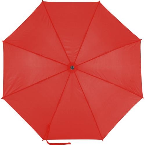 190T polyester automatische paraplu rood