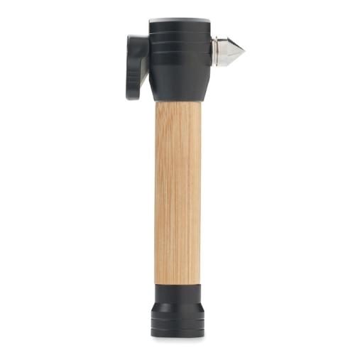 3-in-1 bamboe noodhamer wood