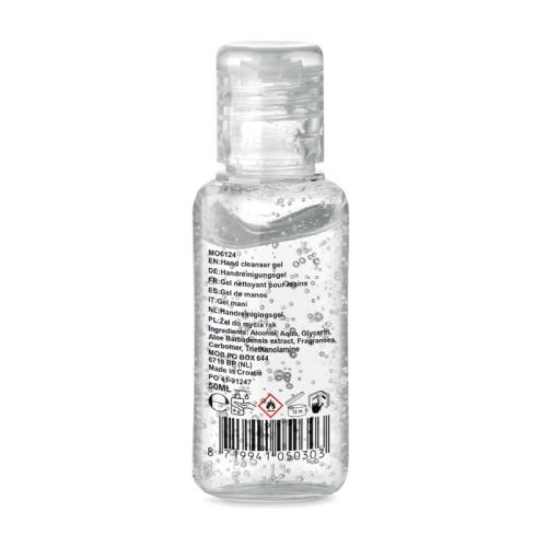 Handreinigingsgel 50 ml transparant