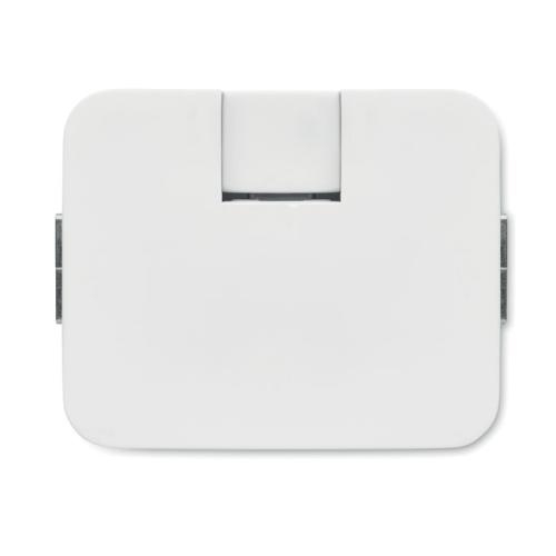 4-poorts USB-hub Square-c wit