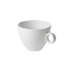 Porselein cappuccinokop Bart 230 ml gebroken wit