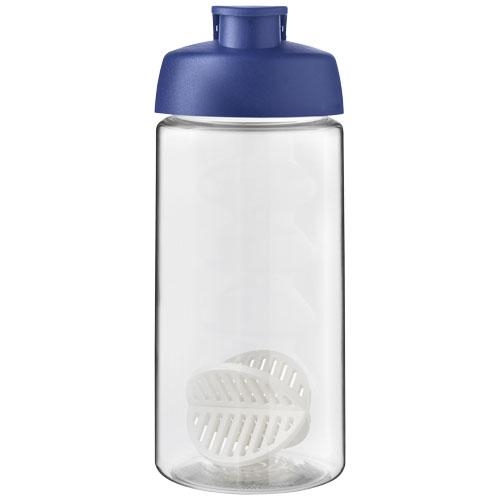 H2O Active Bop sportfles met shaker bal 500 ml aqua blue