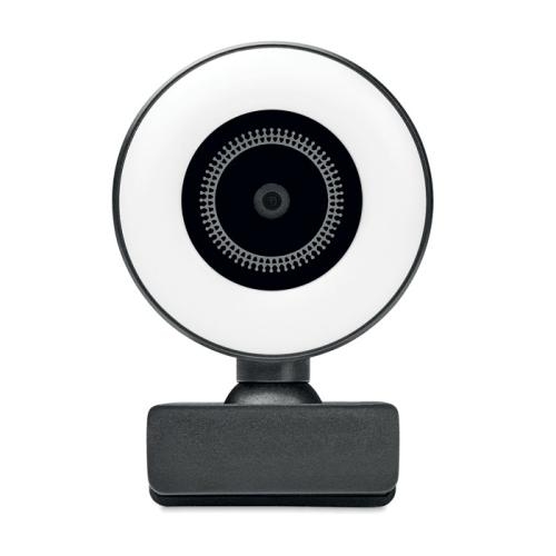 1080P HD webcam met ringlicht Lagani zwart