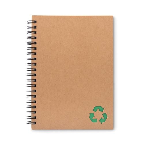 Notitieboekje met ringband Stonebook groen