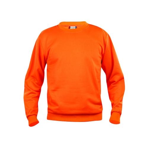 Basic roundneck sweater unisex signaaloranje,3xl