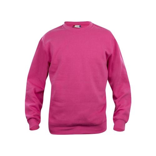 Basic roundneck sweater unisex helder kersen,3xl