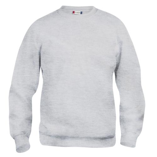 Basic roundneck sweater unisex ash,3xl