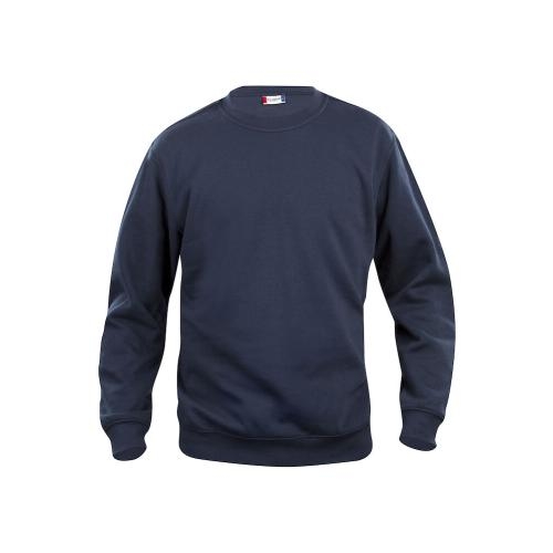 Basic roundneck sweater unisex dark navy,3xl