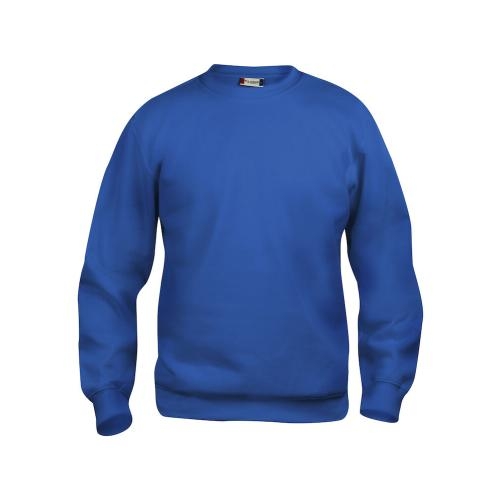 Basic roundneck sweater unisex kobalt,3xl