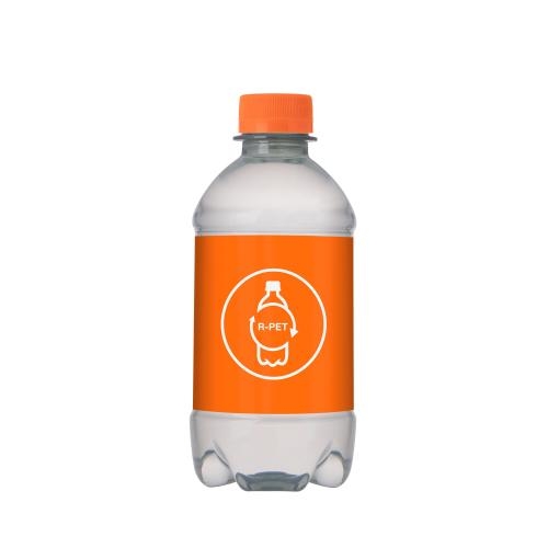 Bronwater 330 ml met draaidop oranje