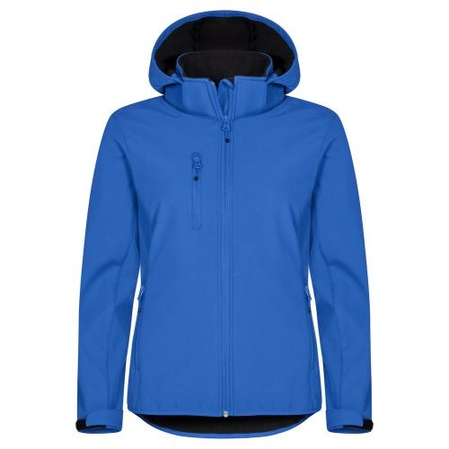 Dames jas Classic Softshell Hoody kobalt,l