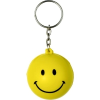 Sleutelhanger met anti-stress smiley