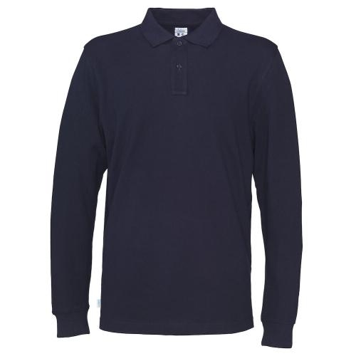 Cottover L/S polo navy,3xl