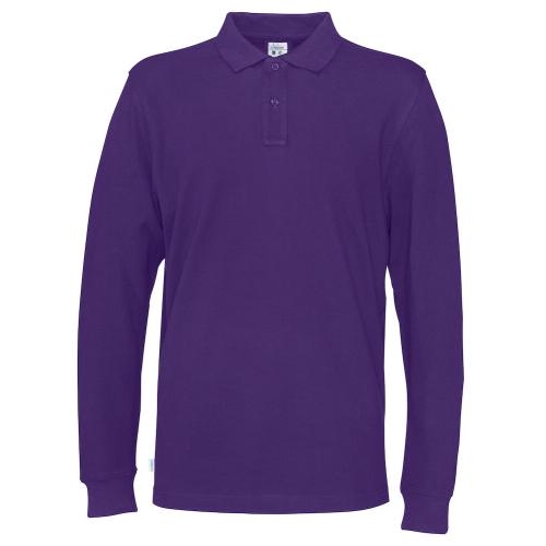 Cottover L/S polo paars,3xl