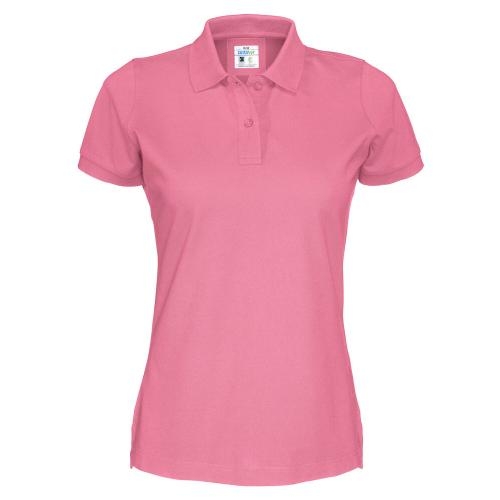 Cottover polo pique dames roze,l