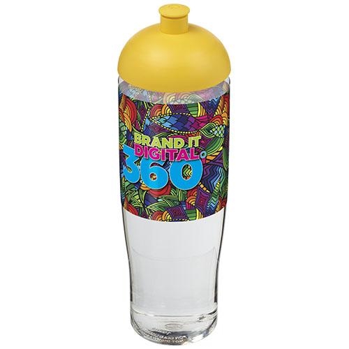 H2O Tempo bidon met koepeldeksel 700 ml geel