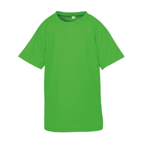 Kinder Performance aircool sportshirt fluor groen,s
