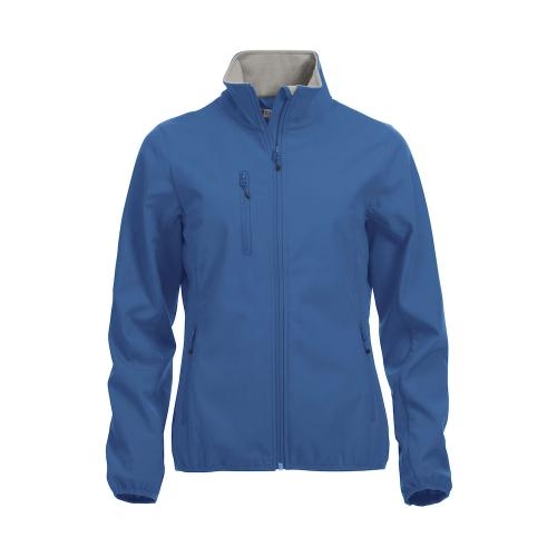 Basic softshell jacket dames kobalt,l