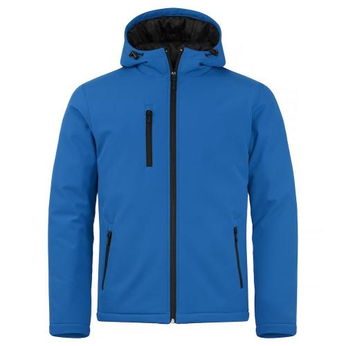 Padded hoody softshell kobalt,3xl