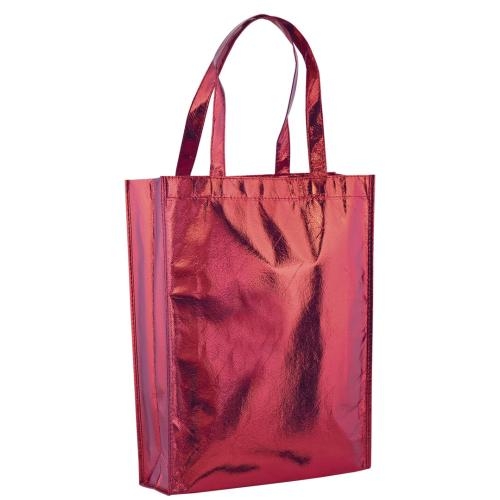 Gesatineerde non woven tas rood