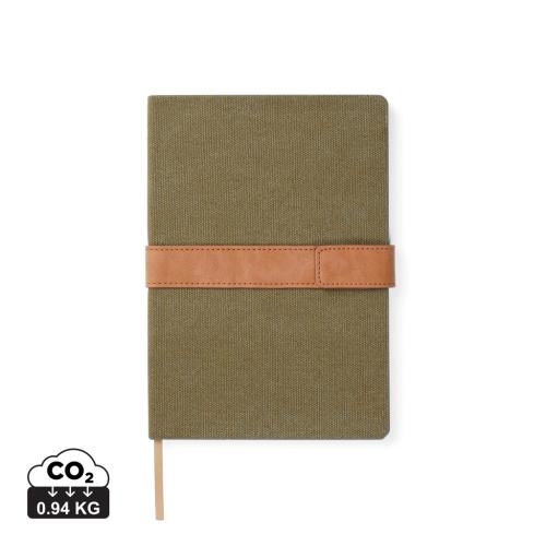 RCS recycled canvas notitieboek groen