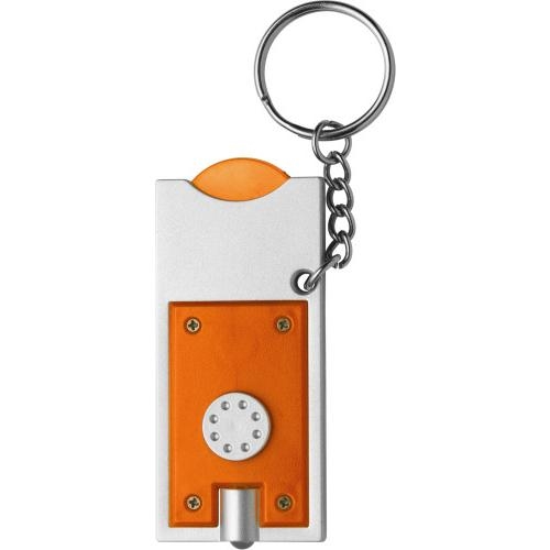 Sleutelhanger lampje LED oranje