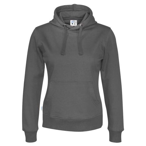 Cottover hoodie dames antraciet,l