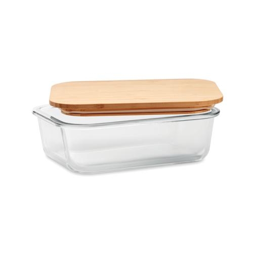 Glazen lunchbox Tundra transparant