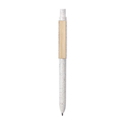 Pen van tarweriet en bamboe naturel