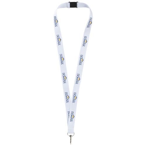 Lanyard met veiligheidssluiting Lago wit