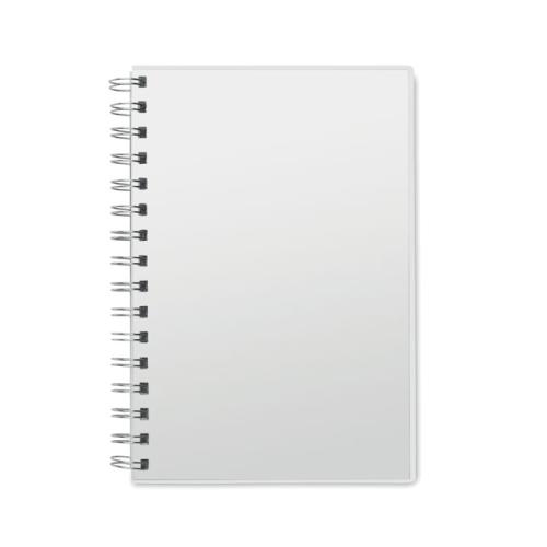 A5 notitieboek RPET kaft wit