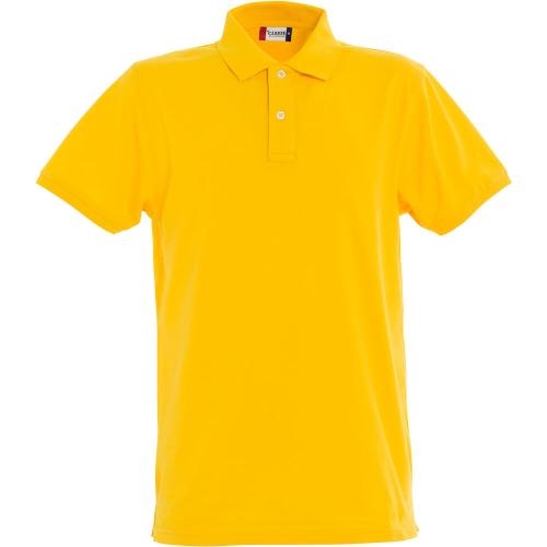 Stretch premium heren polo lemon,3xl