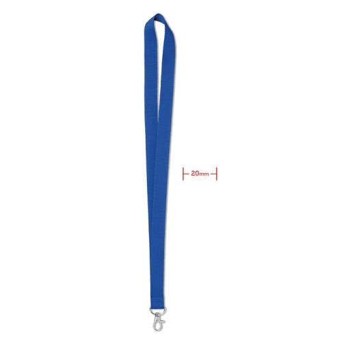 Lanyard 20 mm Simple lany royal blue