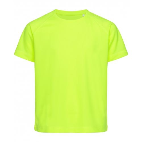 Kinder sportshirt Mesh ActiveDry cyber yellow,l