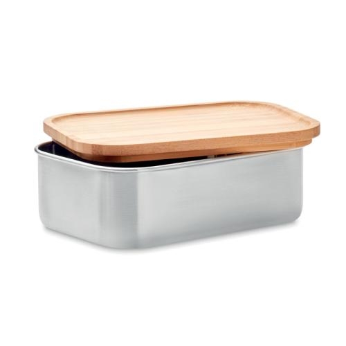 RVS Lunchbox 600ML Savanna hout