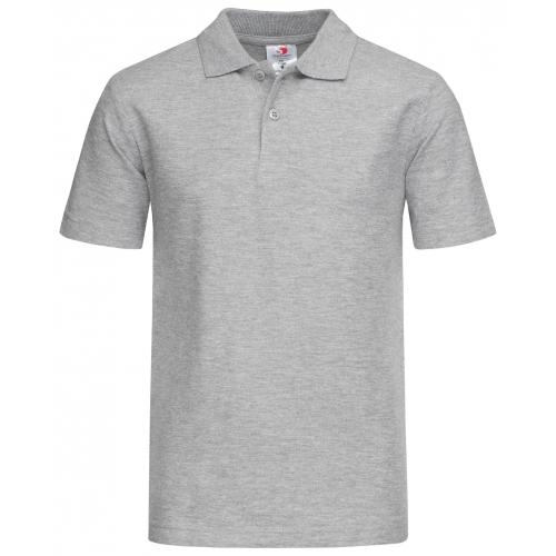 Stedman kinder polo by Hanes grey heather,l