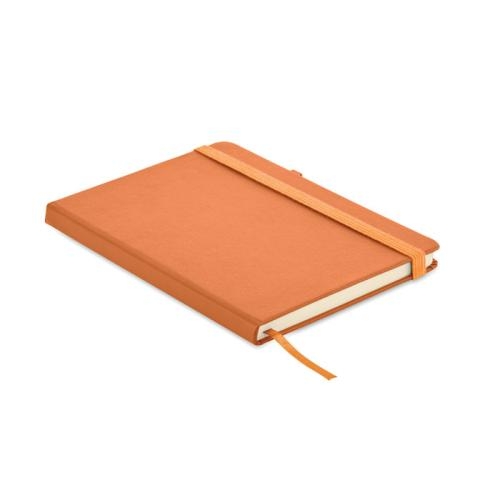 Gerecycled PU A5-notitieboek Arpu oranje