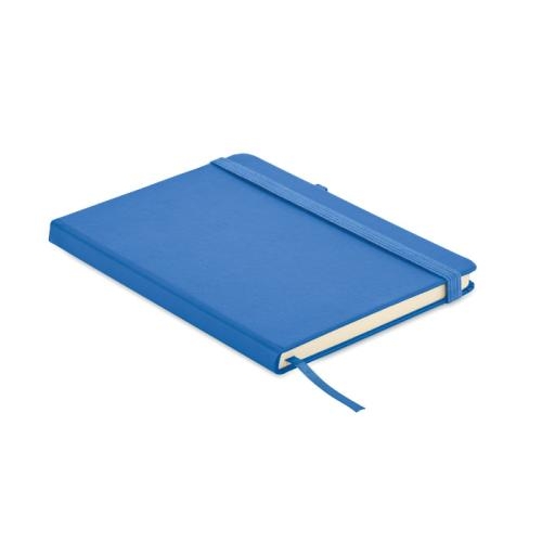Gerecycled PU A5-notitieboek Arpu royal blue