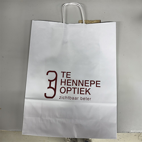 Witte papieren tas