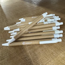 Witte ECO pen maïs en karton